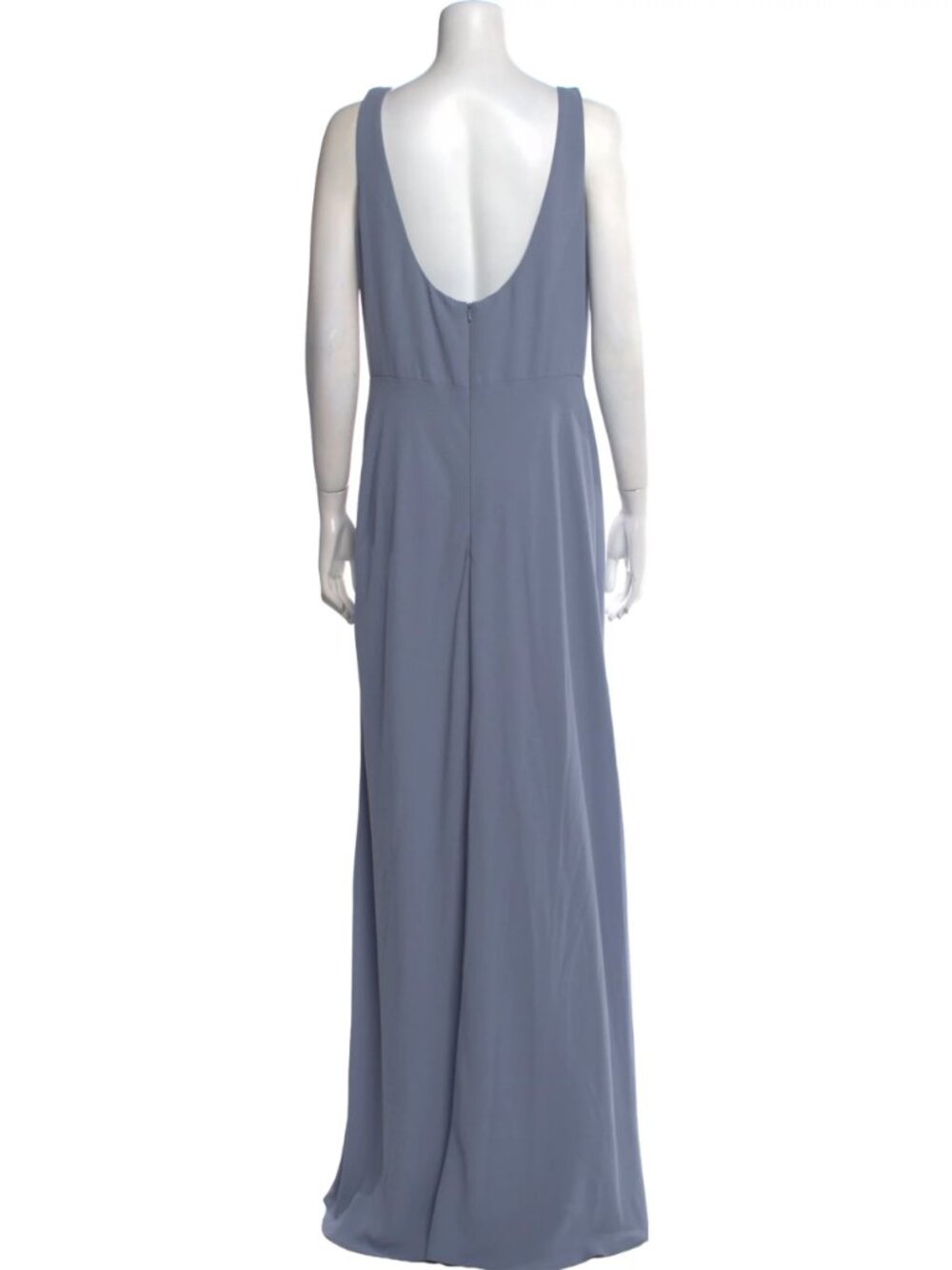 Square Neckline Long Dress - Picture 2 of 3